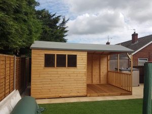 Garden building made by Master Sheds for Richie & Daria Parker