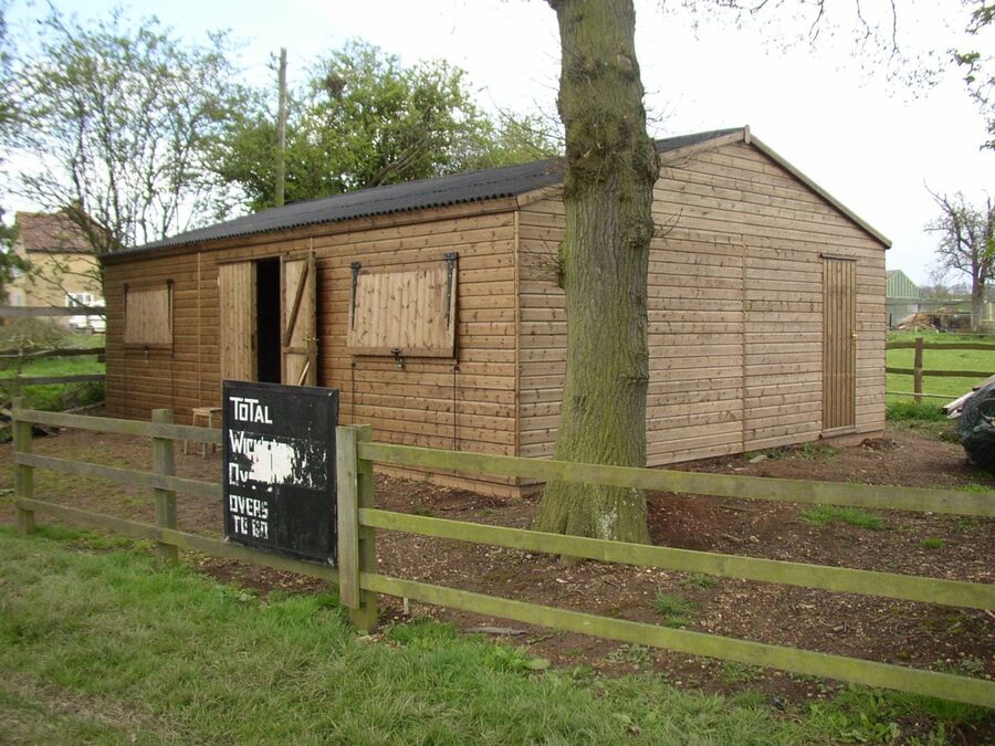 20x18 timber cricket pavilion by Master Sheds